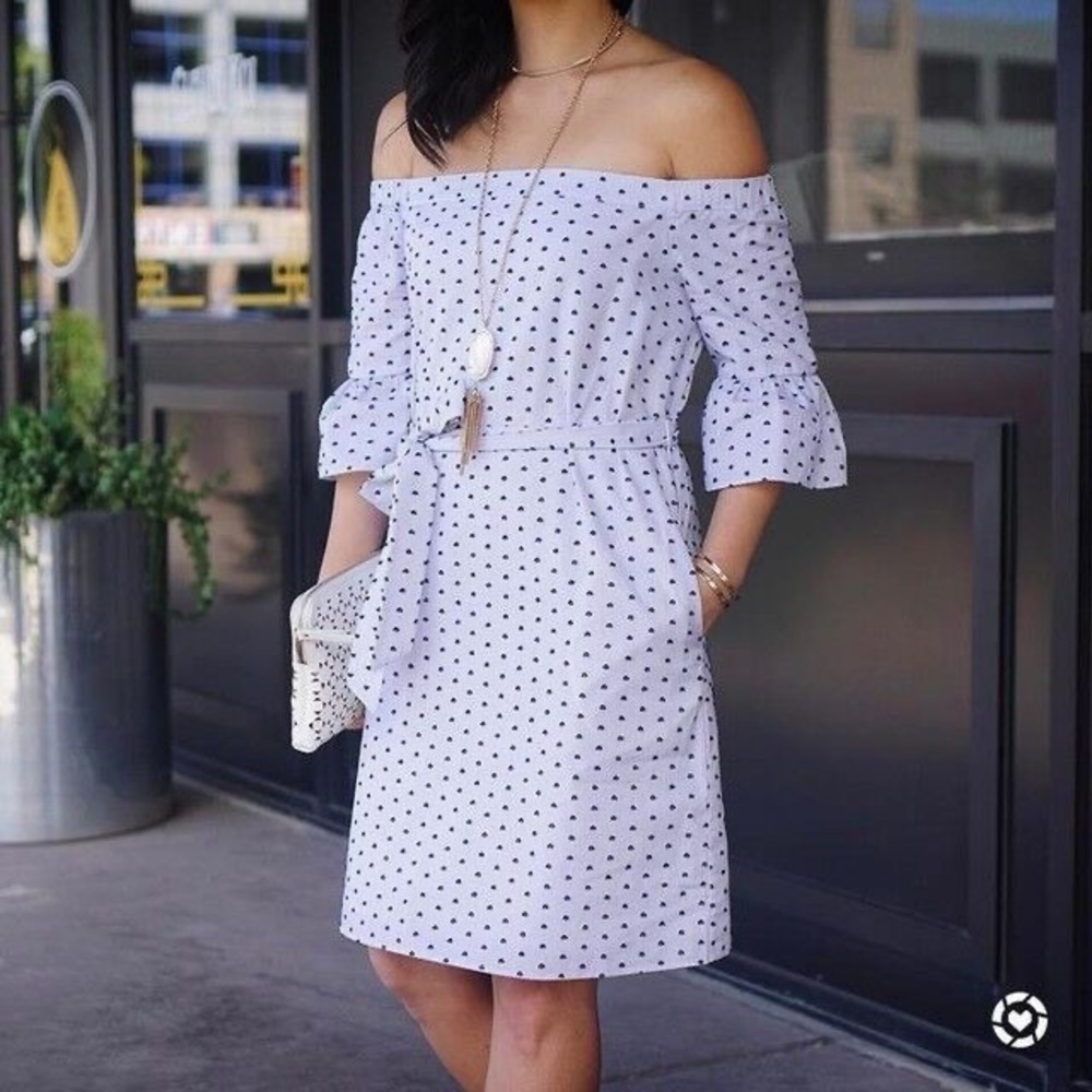Banana Republic Off-Shoulder Dress Size S